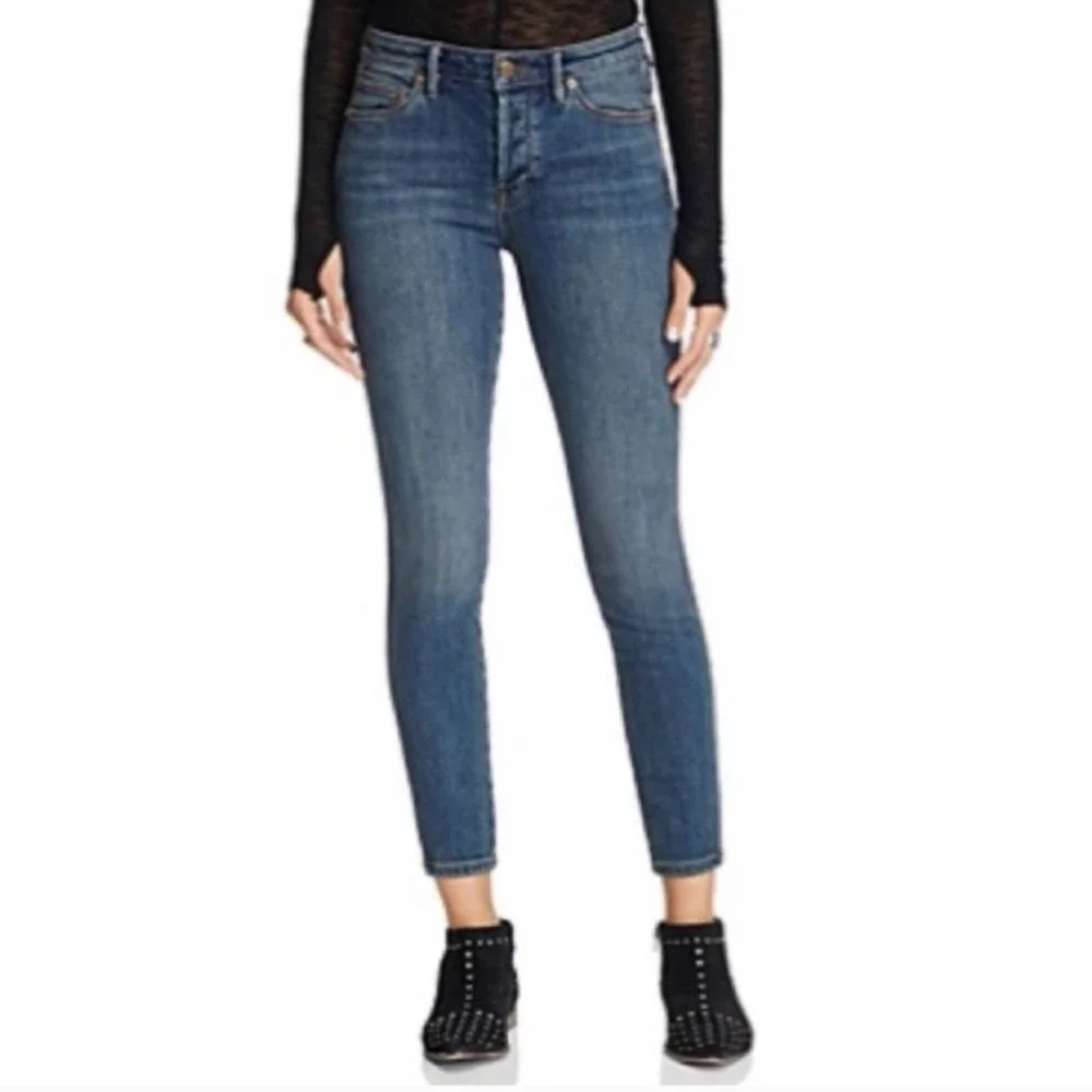 FREE PEOPLE | Button Fly Skinny Jeans | 26 - Picture 1 of 6